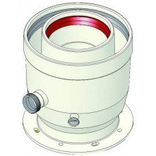 Adaptor Cu Flansa Pentru Verticala 80/125